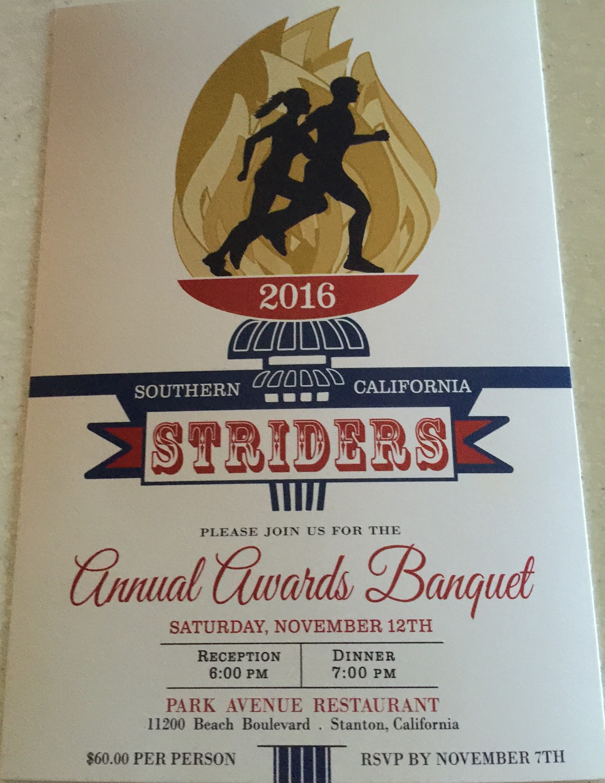 2016 Banquet Invitation
